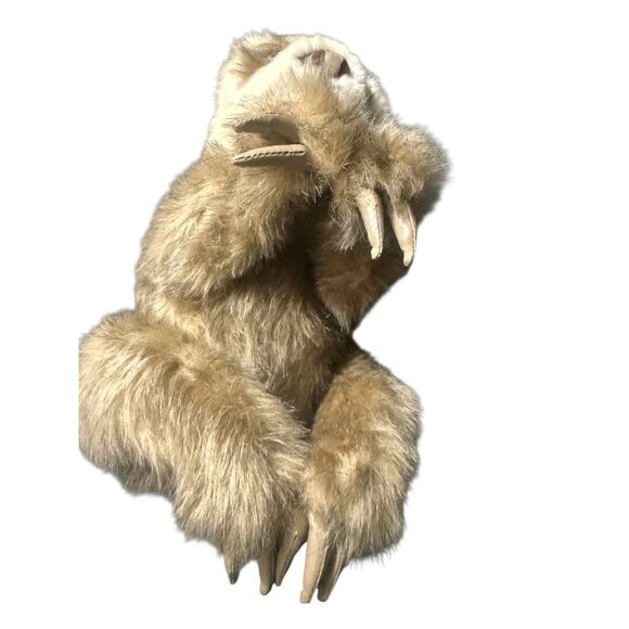 Folkmanis Two toed Baby Sloth Puppet 11" Long Stuffed Animal - Picture 8 of 14